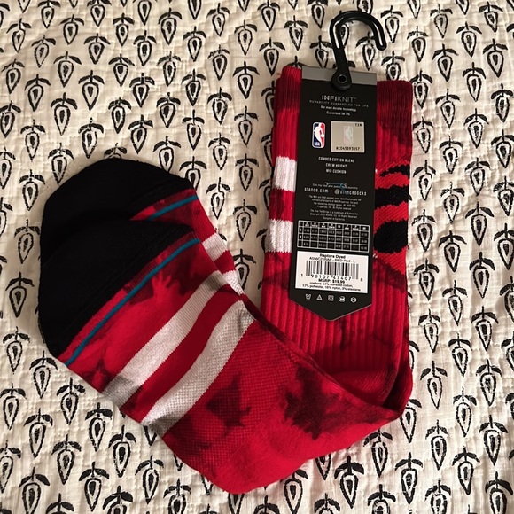 Stance NBA Toronto Raptors Basketball Socks Large - Picture 2 of 4